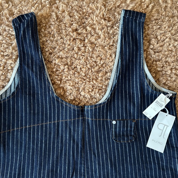 NWT Pilcro Zip-Up Utility Jumpsuit - Picture 1 of 9
